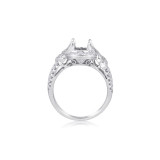 Roman & Jules 14k White Gold Split Shank Engagement Ring - 1109-1 photo 2