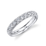 Shy Creation 14k White Gold Diamond Eternity Band - SC22005396EZ7.5 photo