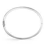 Shy Creation 14k White Gold Bangle Bracelet - SC55002255ZS photo 3