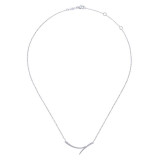 Gabriel & Co. 14k White Gold Kaslique Diamond Bar Necklace - NK5569W45JJ photo 2