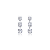 Lafonn Platinum Drop Earrings - E0546CLP00 photo