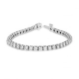 Louis Creations 14k White Gold Diamond Bracelet - BB48K photo