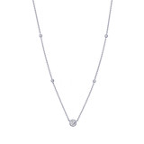 Lafonn 0.78 CTW Station Necklace - N0039CLP18 photo