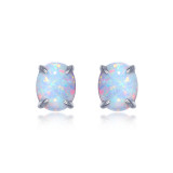 Lafonn Platinum Simple Stud Earrings - E0538OPP00 photo