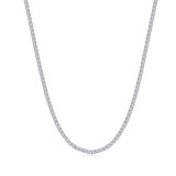 Lafonn Platinum Tennis Necklace - N0254CLP17 photo