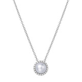 Lafonn June Birthstone Necklace - BN001PLP18 photo