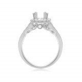 Roman & Jules 14k White Gold Tapered Shank Engagement Ring - ur1357w-ih photo 3