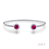 Lafonn July Birthstone Bracelet - BB002RBP72 photo