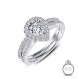 Lafonn Joined-At-The-Heart Wedding Set - 9R040CLP05 photo