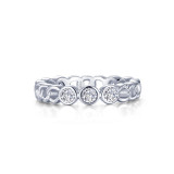 Lafonn Platinum Stackable Eternity Wedding Band - R0471CLP06 photo