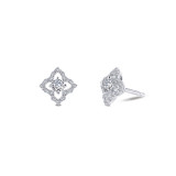 Lafonn Open Floral Stud Earrings - E0314CLP00 photo