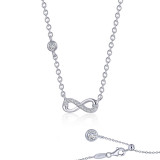 Lafonn 0.36 CTW Infinity Necklace - N0226CLP18 photo