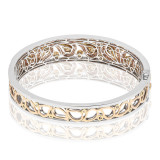 Roman & Jules Three Tone 18k Gold Bangles - KB2520WRY-18K-4 photo 4