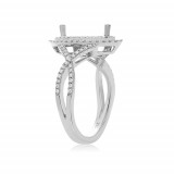Roman & Jules 14k White Gold Diamond Engagement Ring - kr3673w photo 2