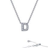 Lafonn Letter D Pendant Necklace - 9N084CLP20 photo