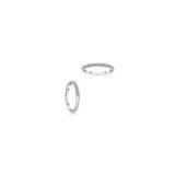 Roman & Jules 14k White Gold 0.30ct Diamond Stackable Rings Set - UR1803WB-1 photo