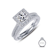Lafonn Joined-At-The-Heart Wedding Set - 9R036CLP05 photo