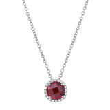 Lafonn January Birthstone Necklace - BN001GNP18 photo