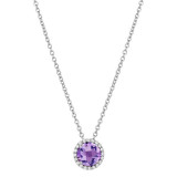 Lafonn February Birthstone Necklace - BN001AMP18 photo