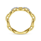 Gabriel & Co. 14k Yellow Gold Contemporary Diamond Ring - LR51461Y45JJ photo 2