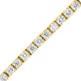 Louis Creations 14k Gold Diamond Bracelet - BB47K-YG photo 2