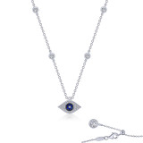 Lafonn Evil Eye Necklace - N0223CST20 photo