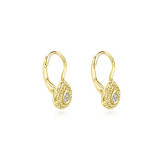 Gabriel & Co. 14k Yellow Gold Hampton Diamond Drop Earrings - EG10895Y45JJ photo 2