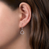 Gabriel & Co. 14k White Gold Lusso Diamond Drop Earrings - EG12201W45JJ photo 2
