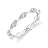 Shy Creation 14k White Gold Diamond Womens Band - SC55005596 photo