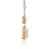 Roman & Jules Two Tone 18k Gold Diamond Necklace - FN249WY-18K photo 2