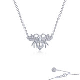 Lafonn Platinum Busy Bee Necklace - N0253CLP20 photo