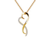 Lafonn Classic Diamond Necklace - P0151CLG18 photo