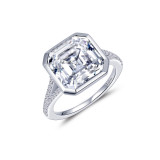 Lafonn Platinum Stunning Engagement Ring - 8R022CLP05 photo