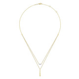 Gabriel & Co. 14k Yellow Gold Bujukan Diamond Necklace - NK5959Y45JJ photo 2