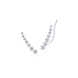 Gabriel & Co. 14k White Gold Lusso Diamond Stud Earrings - EG13180W45JJ photo