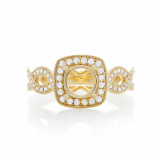 Roman & Jules 14k Yellow Gold Infinity Engagement Ring - ur1552y-sm photo