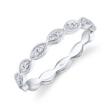 Shy Creation 14k White Gold Diamond Womens Band - SC55006574 photo