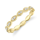 Shy Creation 14k Yellow Gold Diamond Womens Band - SC55006575 photo