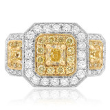 Roman & Jules Two Tone 18k Gold Diamond Ring - 1039-2 photo