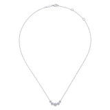 Gabriel & Co. 14k White Gold Lusso Diamond Bar Necklace - NK5825W45JJ photo 2