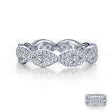 Lafonn Stackable Wave Eternity Band - R0371CLP05 photo