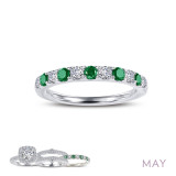 Lafonn May Birthstone Ring - BR004EMP05 photo