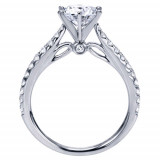 Gabriel & Co. 14k White Gold Contemporary Straight Engagement Ring - ER7533W44JJ photo 2