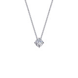 Lafonn 0.9 CTW Solitaire Necklace - N0152CLP20 photo