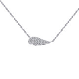 Lafonn 0.33 CTW Angel Wing Necklace - N0018CLP18 photo