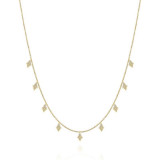 Gabriel & Co. 14k Yellow Gold Kaslique Diamond Necklace - NK5808Y45JJ photo