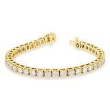 Louis Creations 14k Gold Diamond Bracelet - BB410K-YG photo