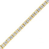 Louis Creations 14k Gold Diamond Bracelet - BB45K-YG photo 2