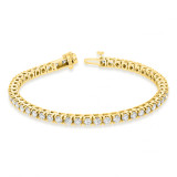 Louis Creations 14k Gold Diamond Bracelet - BB45K-YG photo