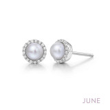 Lafonn June Birthstone Earrings - BE001PLP00 photo